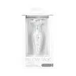 BMS Factory Pillow Talk Fancy Glass Anal Plug - Clear