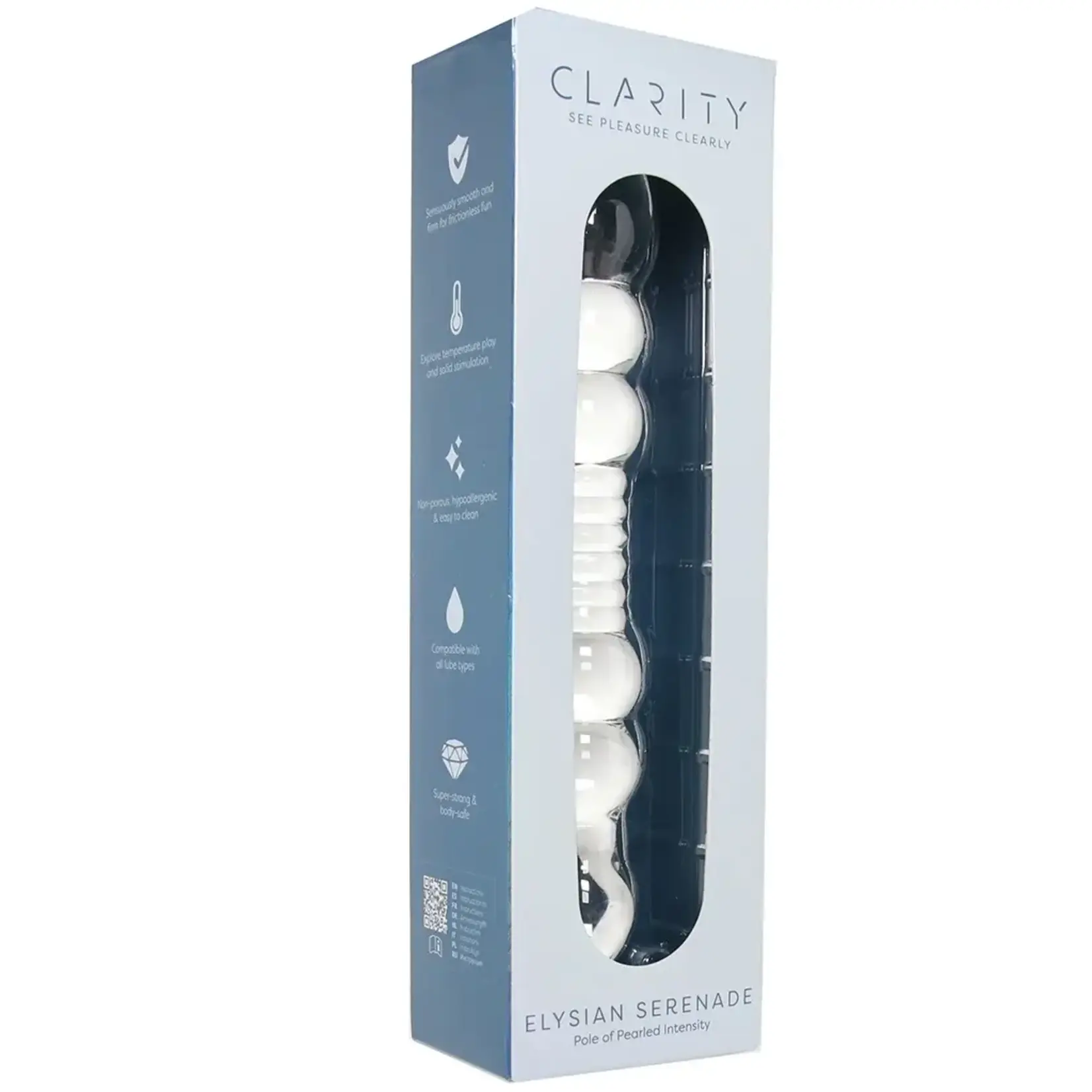 Creative Conceptions Clarity Glass Dildo Elysian Serenade