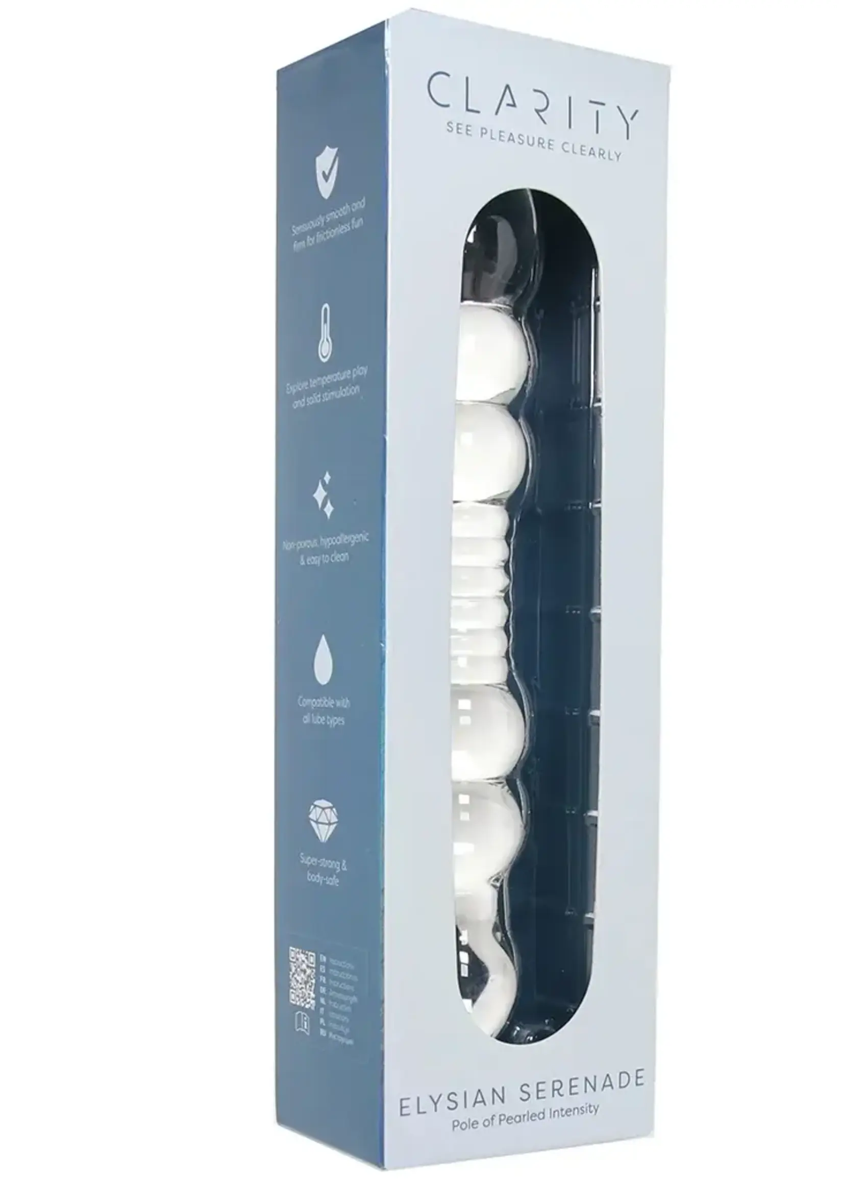 Creative Conceptions Clarity Glass Dildo Elysian Serenade