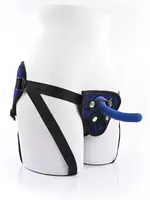 Sportsheets Lush Colbalt Strap On Harness - Blue