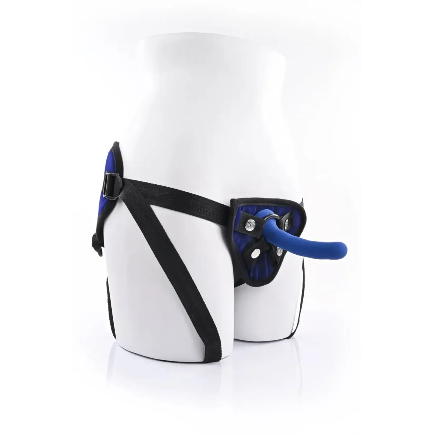 Sportsheets Lush Colbalt Strap On Harness - Blue