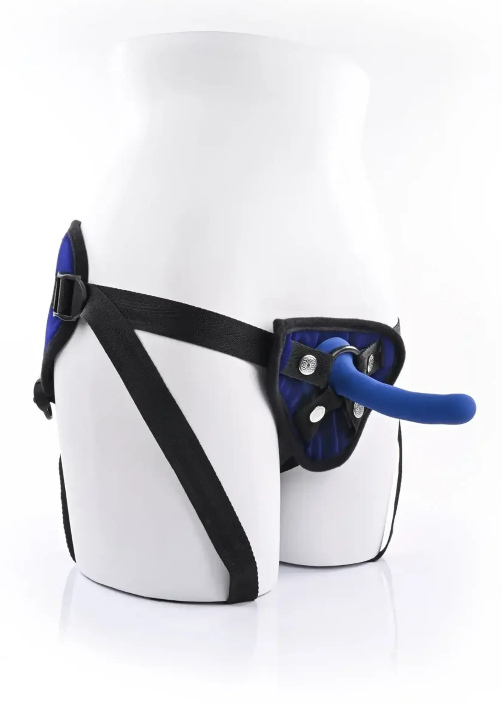 Sportsheets Lush Colbalt Strap On Harness - Blue