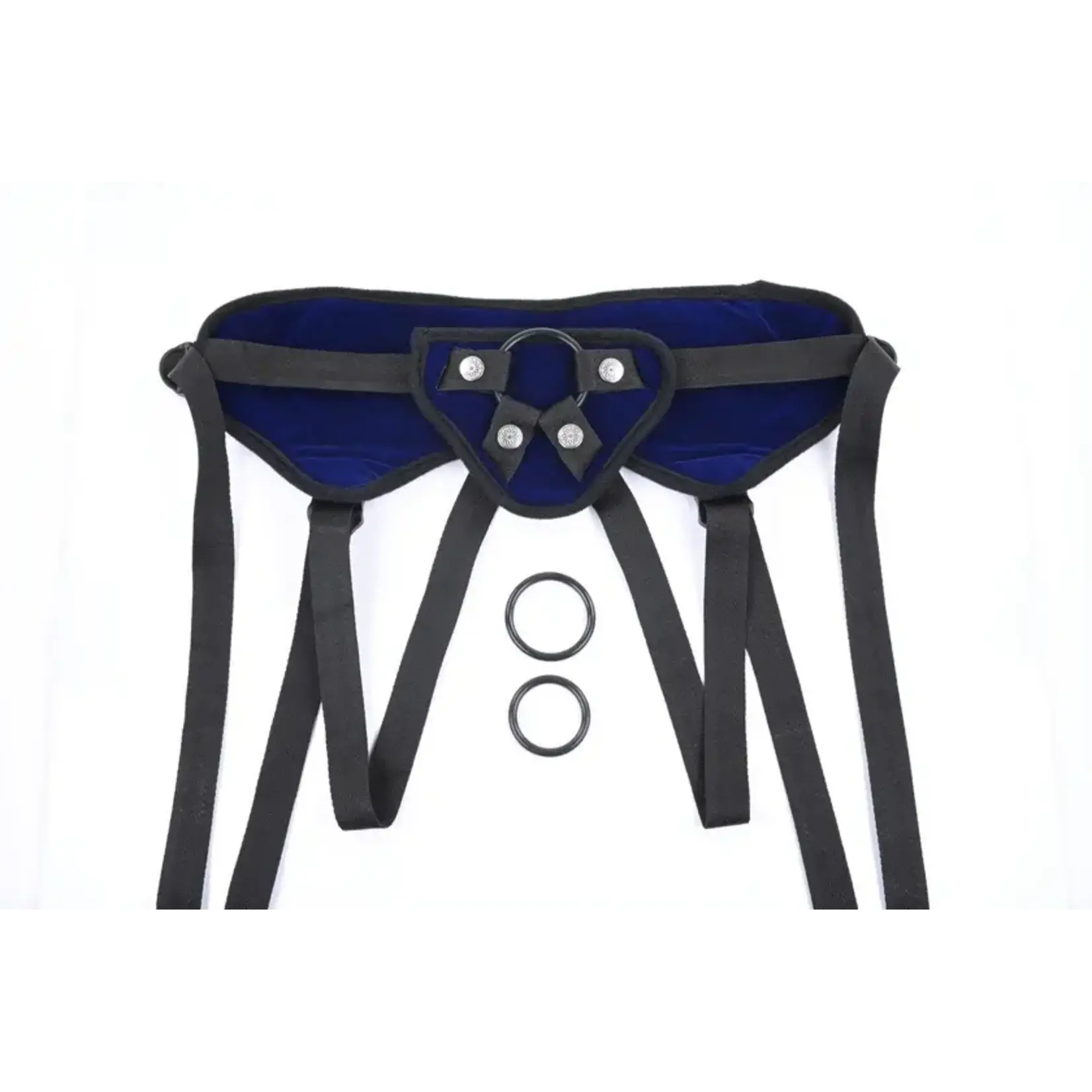 Sportsheets Lush Colbalt Strap On Harness - Blue