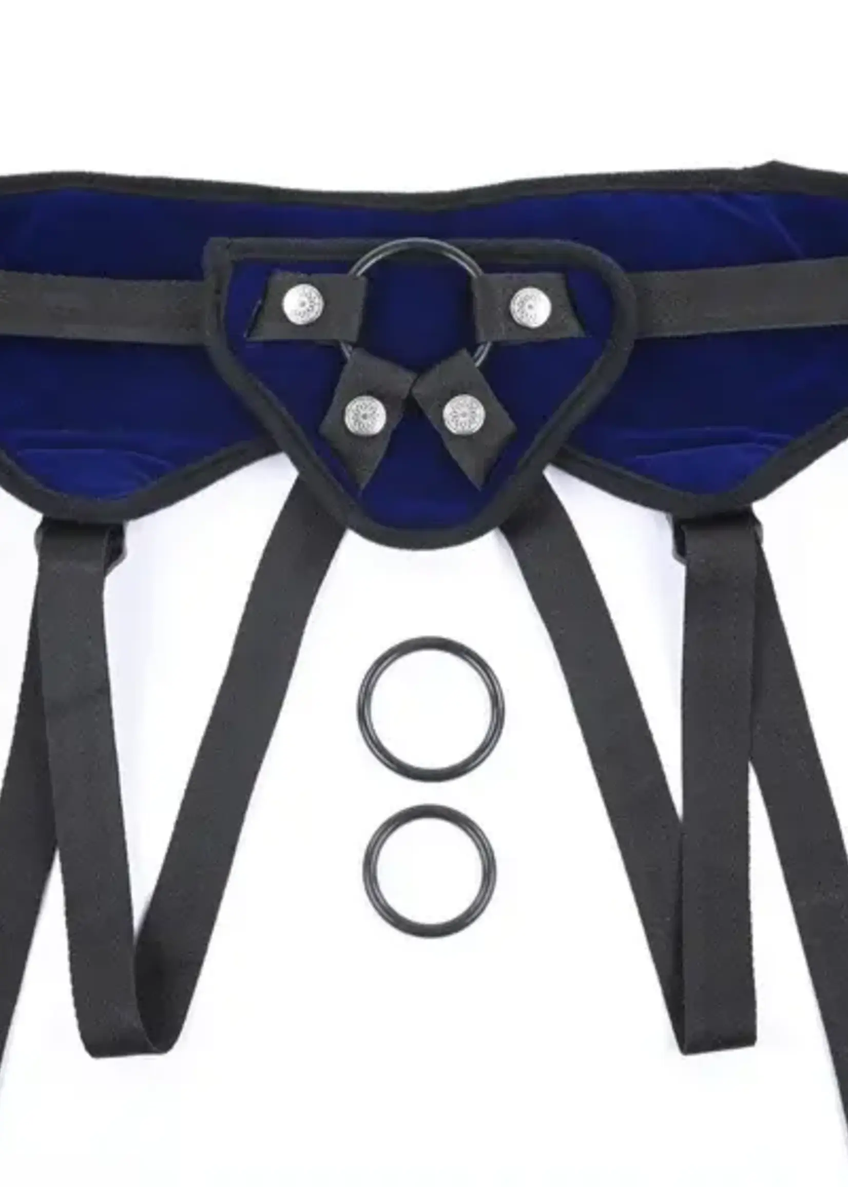 Sportsheets Lush Colbalt Strap On Harness - Blue