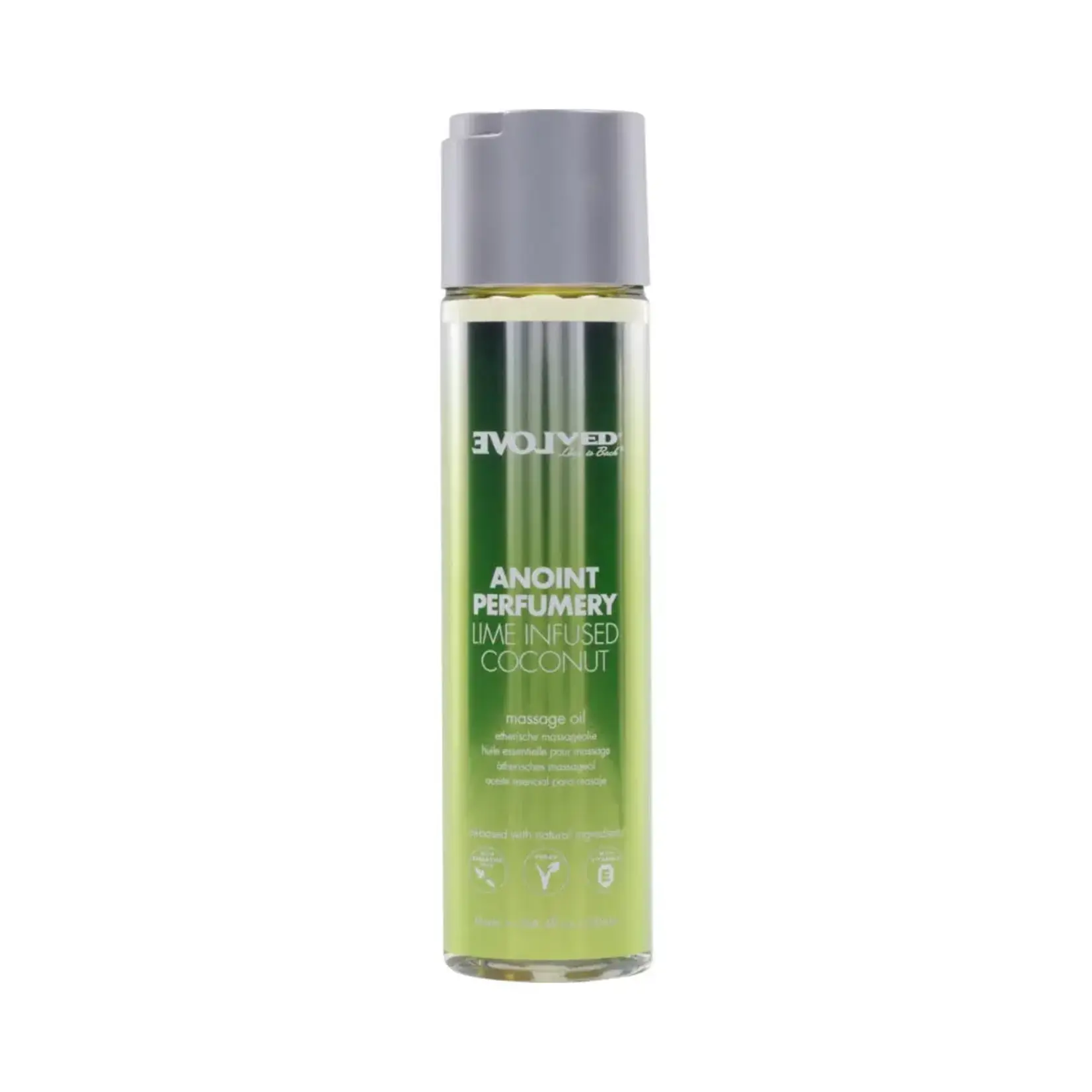 Evolved Novelties Evolved Lime Infused Coconut Scented Massage Oil