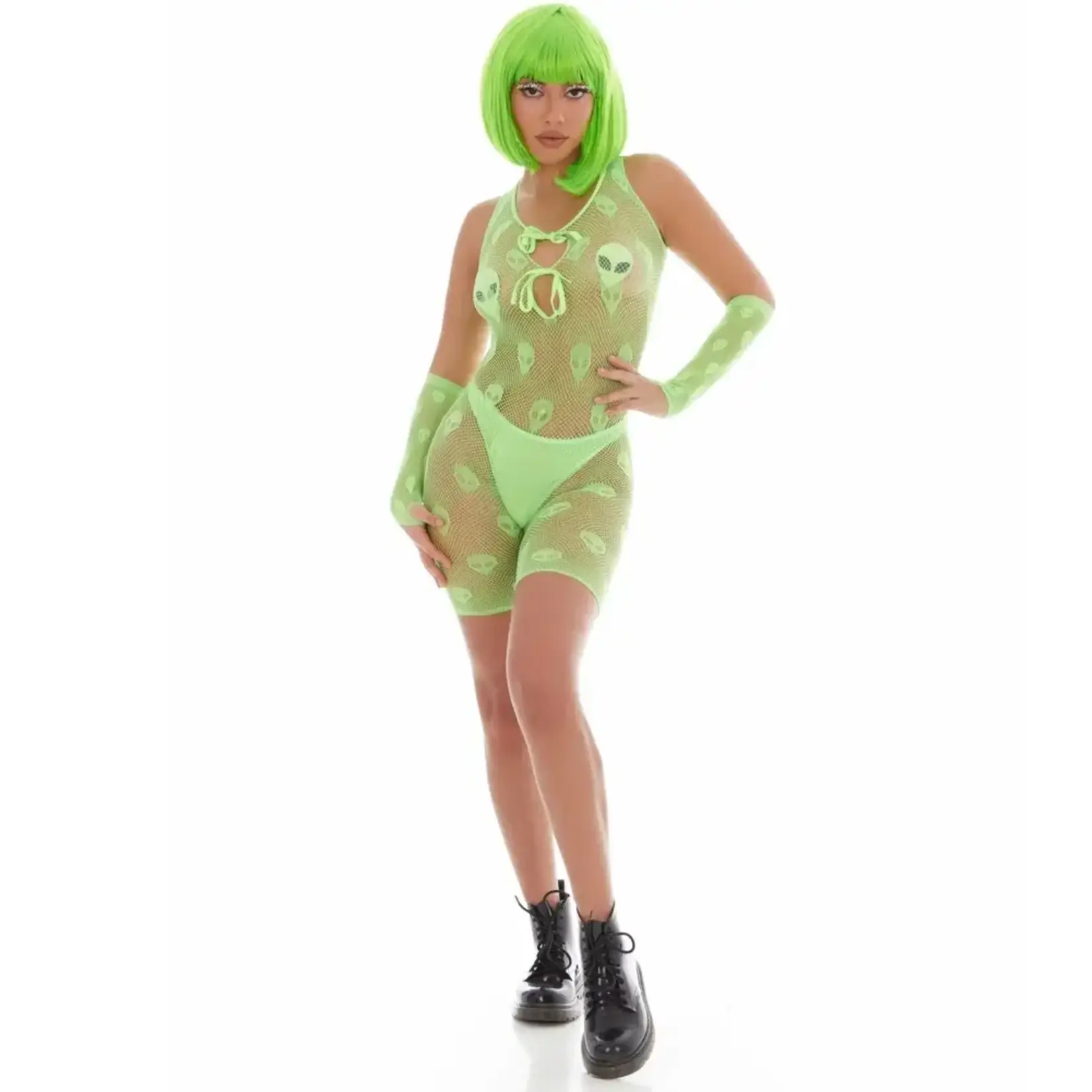 Out of This World 4pc Bodysuit Set One Size Green