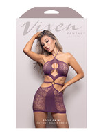 Fantasy Lingerie Focus On Me Cut-Out Halter Dress One Size