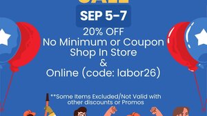 Labor Day Sale!