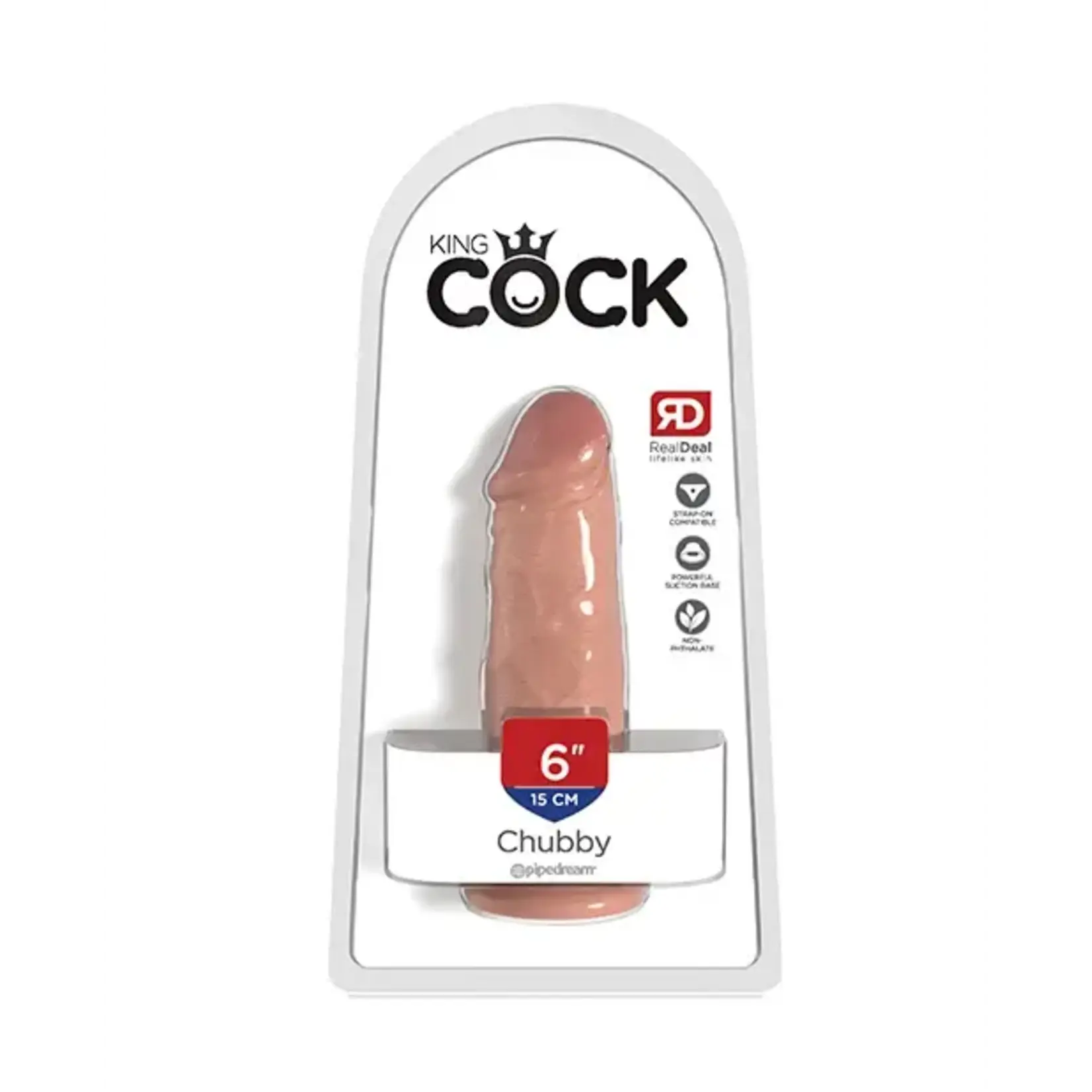 Pipedream King Cock 6" Chub - Light