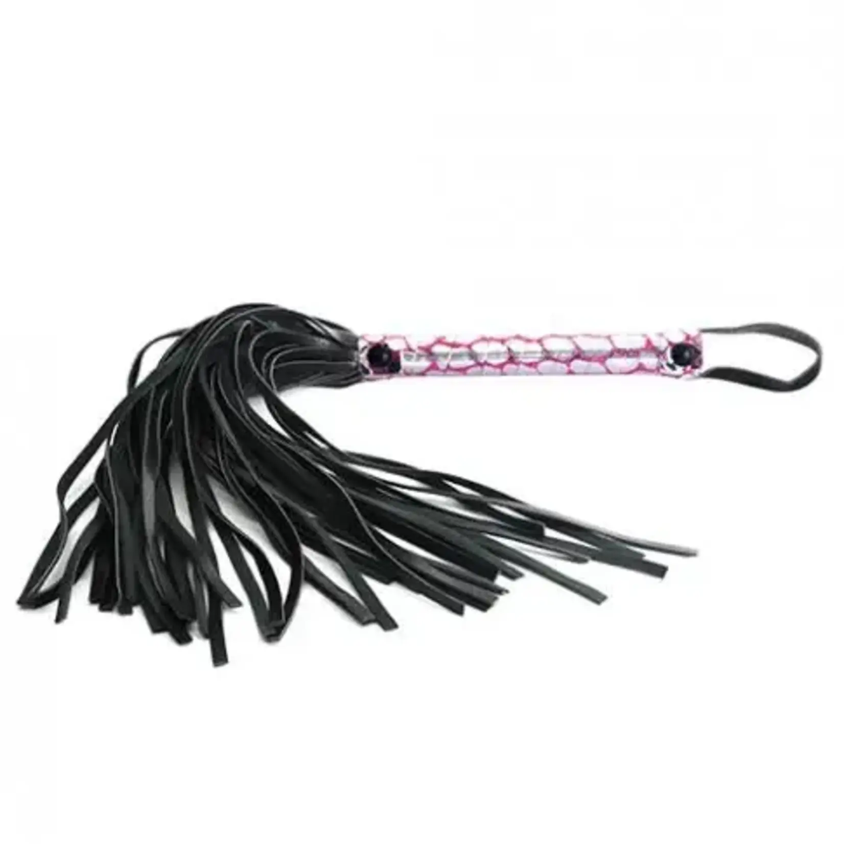 Spartacus Spartacus Pink Crackle Handle Flogger