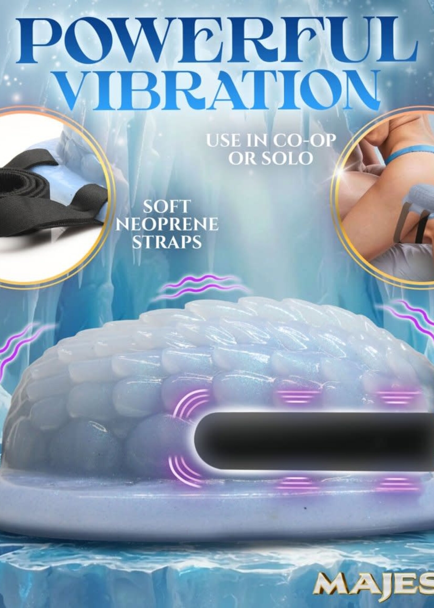 XR Brands Creature Cocks Eryndel Vibrating Silicone Grinder