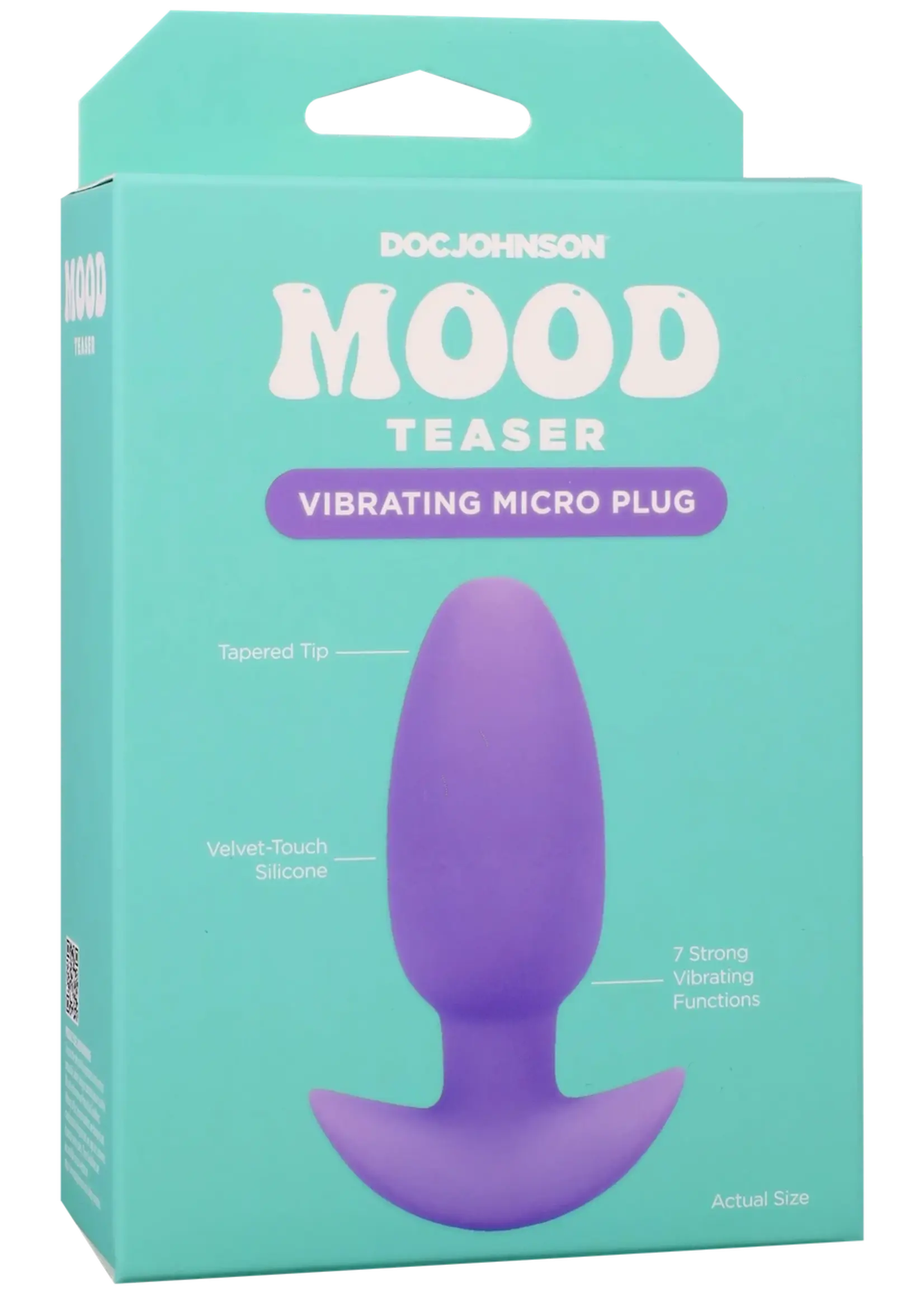Doc Johnson Mood - Teaser - Vibrating Micro Plug Lavender