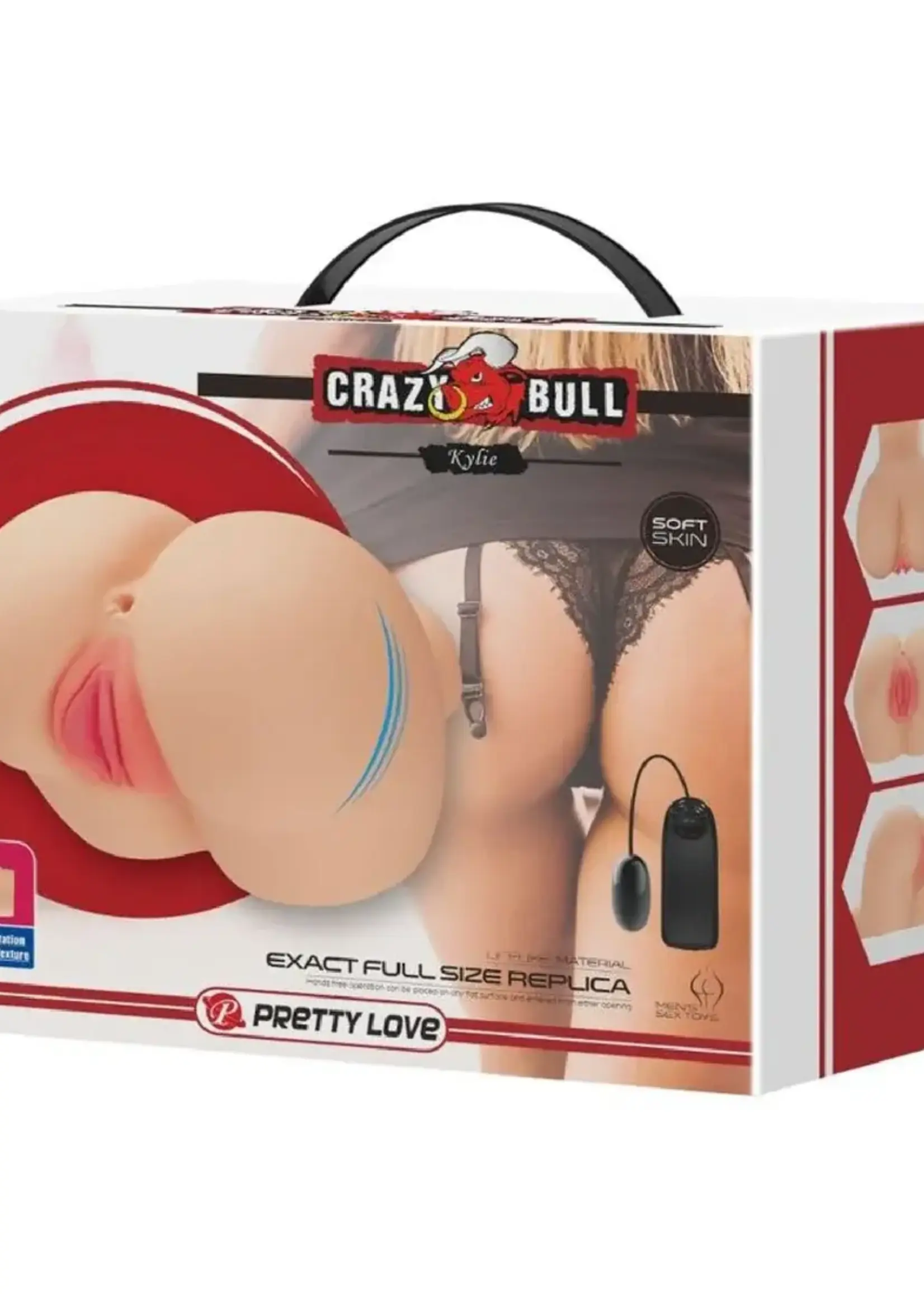 Pretty Love Kylie Realistic Vagina and Ass Vibrator - Light