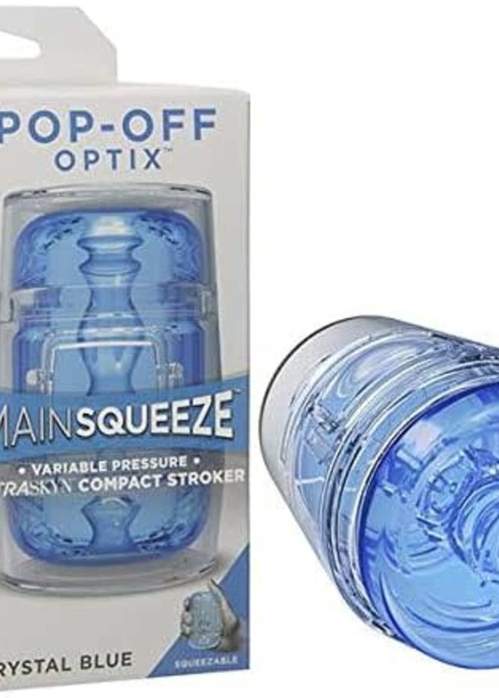 Doc Johnson Pop-Off Optix Main Squeeze - Blue