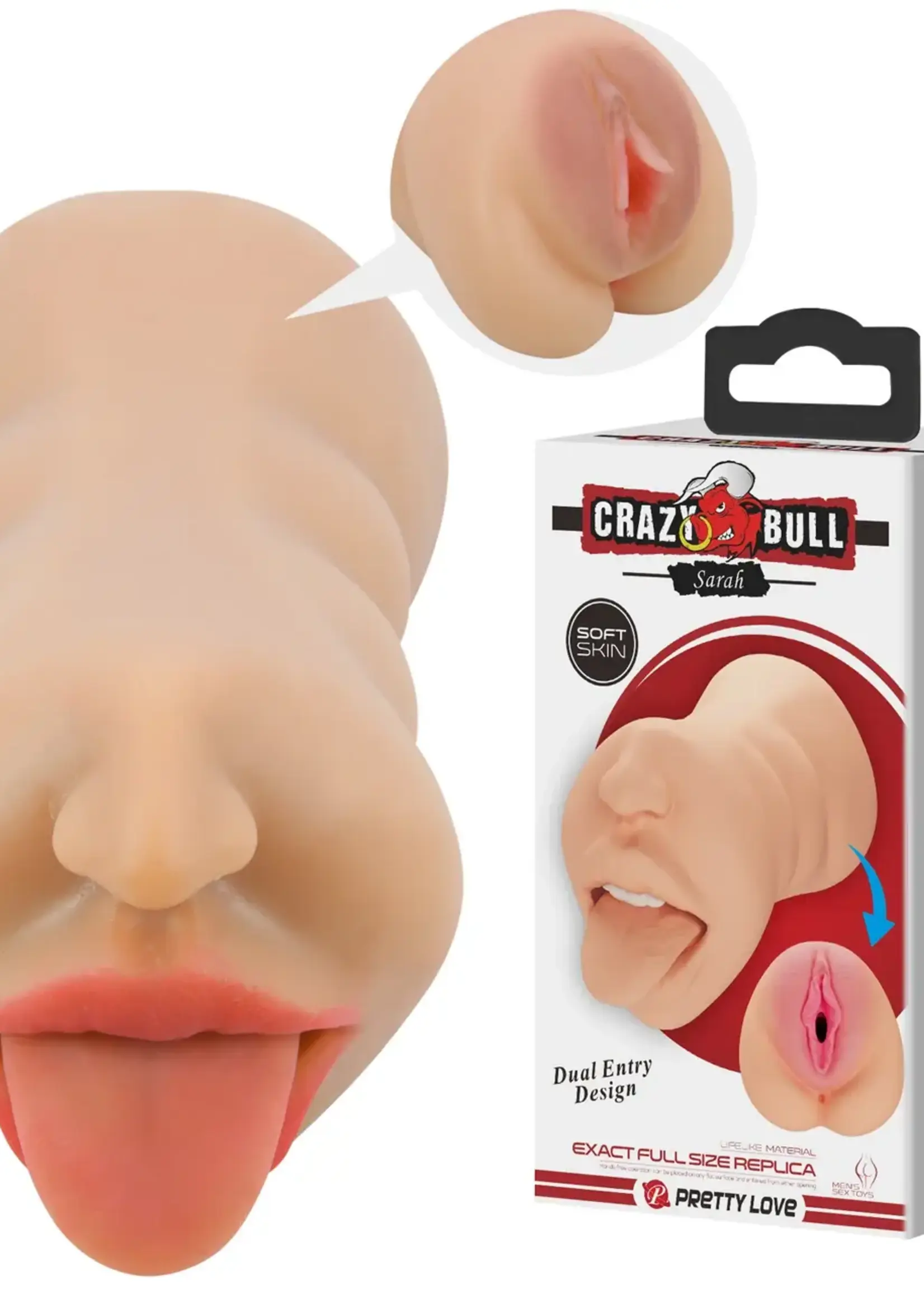 Pretty Love Sarah Mouth Masturbator Sleeve