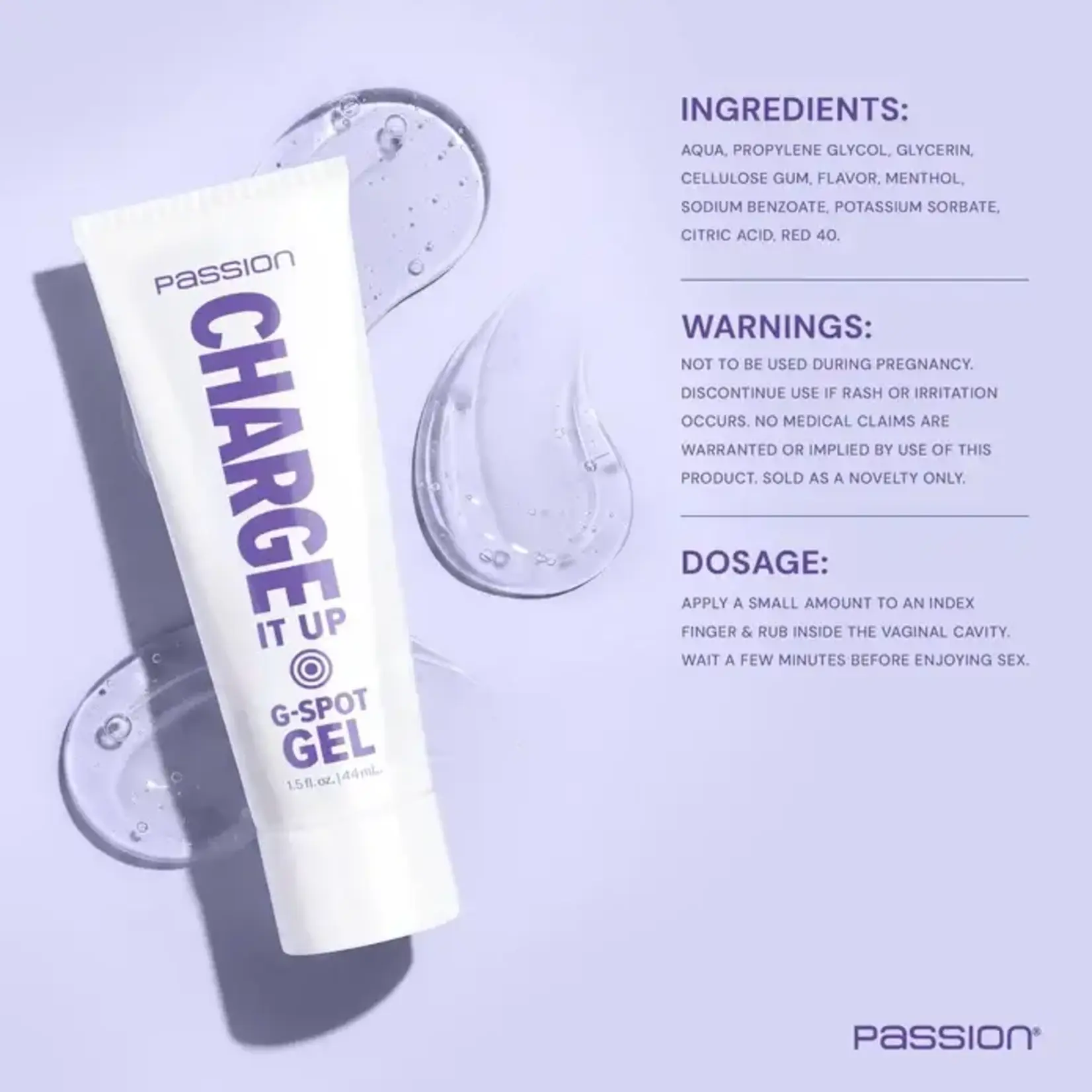 XR Brands Charge Up G-Spot Gel 1.5oz