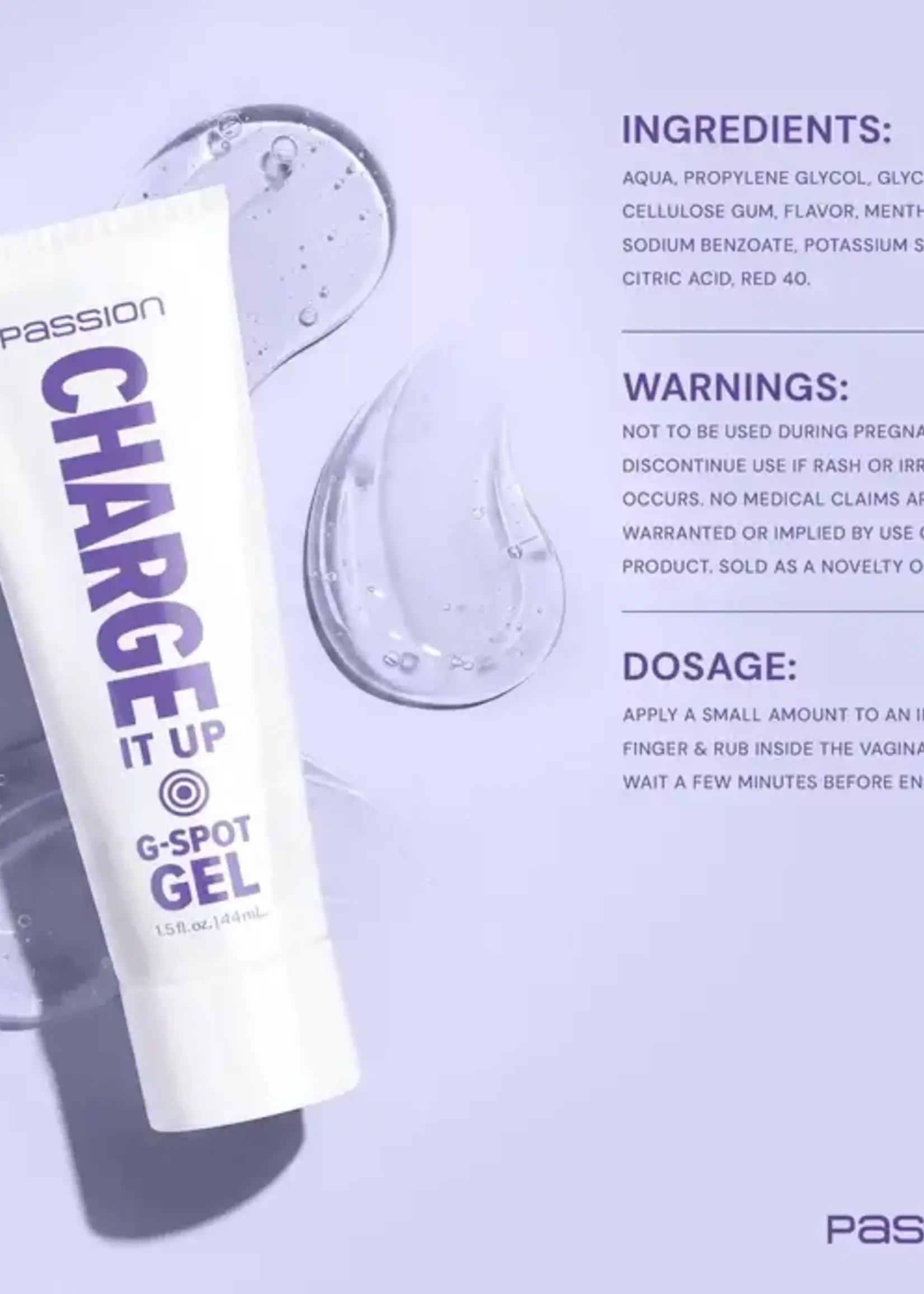 XR Brands Charge Up G-Spot Gel 1.5oz