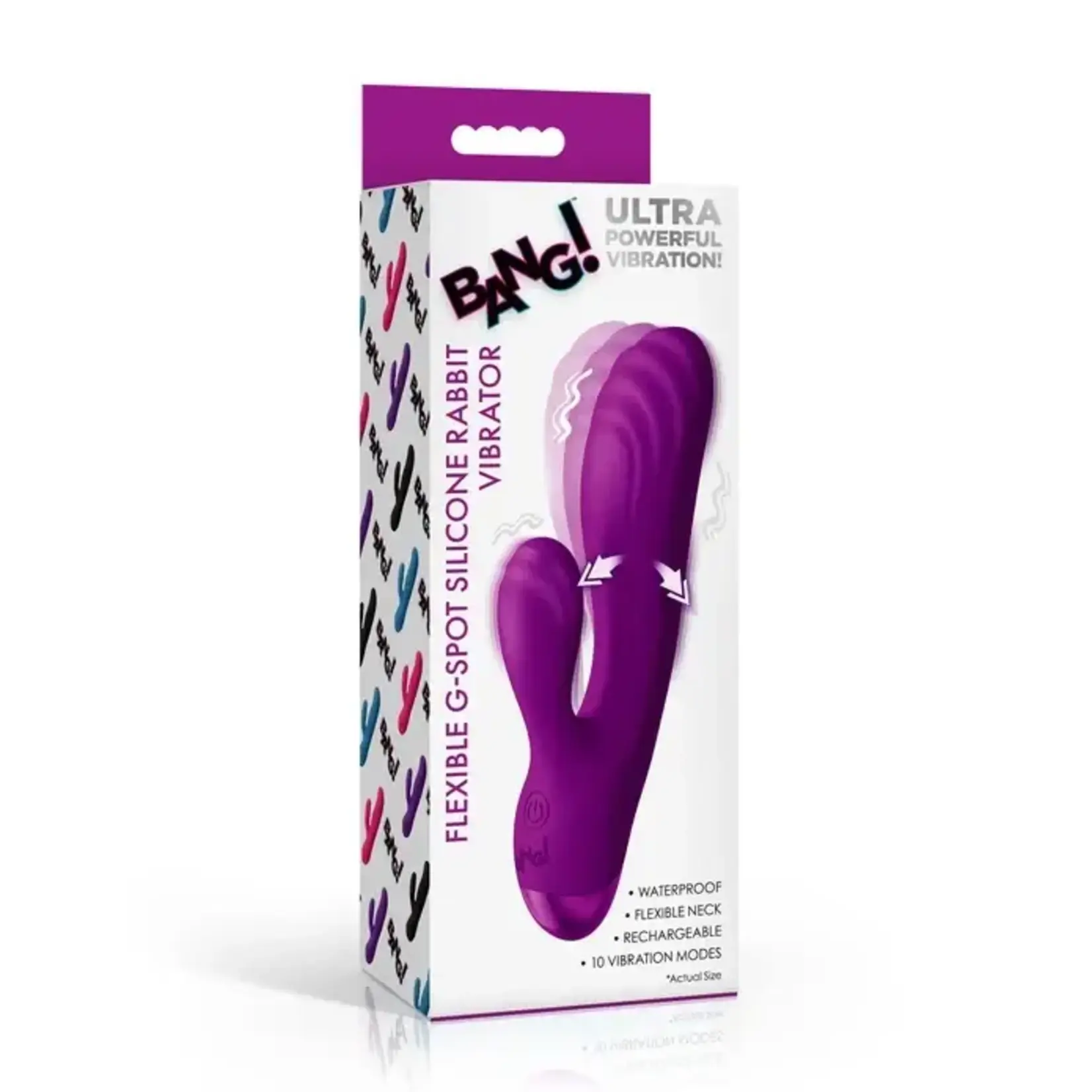 XR Brands Bang Bang! Flexible G-Spot Rabbit Vibrator