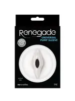 nsnovelties Renegade Universal Pump Sleeve - Vagina - Clear