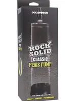 Doc Johnson Rock Solid Classic Penis Pump Black/Clear