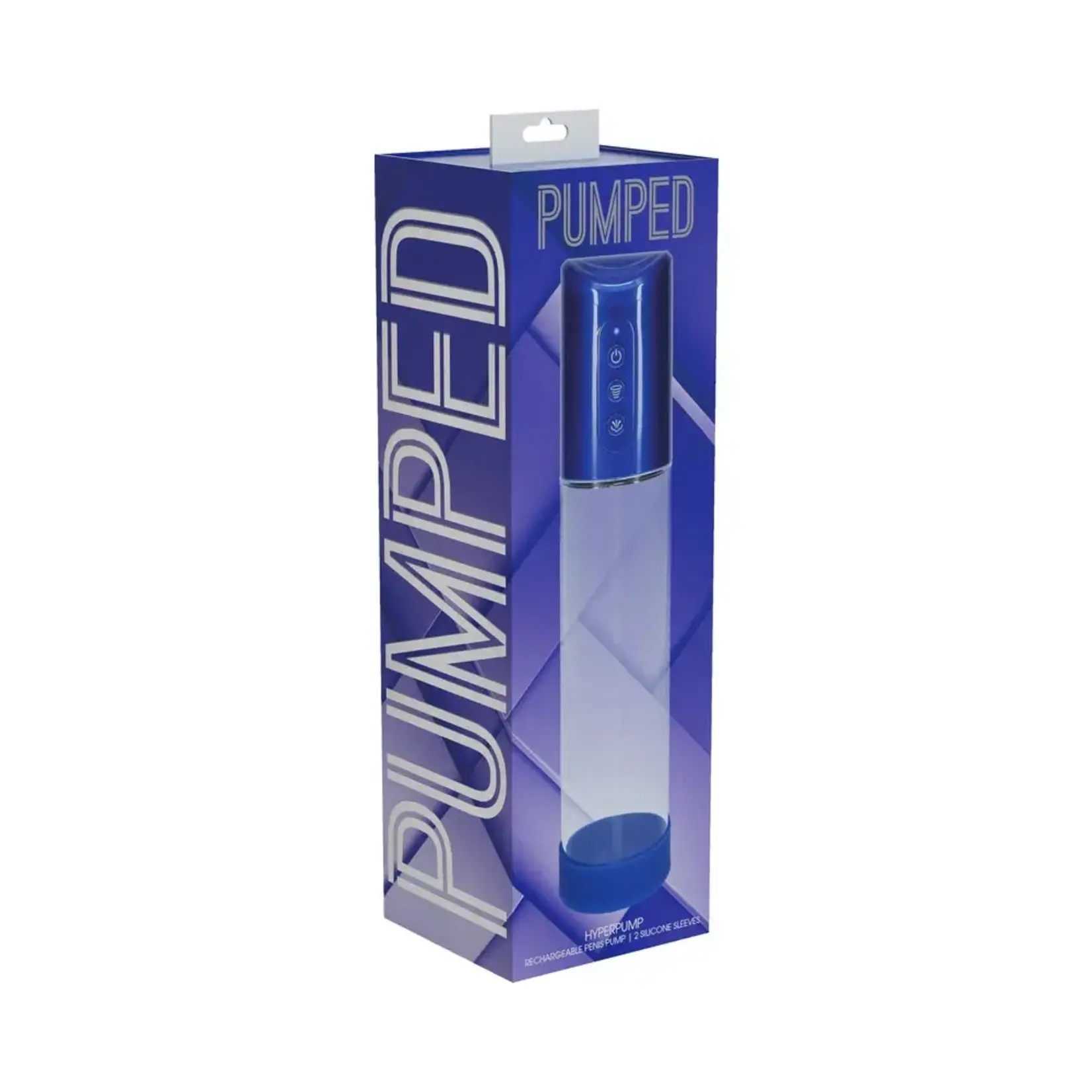 Shots Pumped Pumped HyperPump 3 Function Automatic Rechargeable Penis Pump