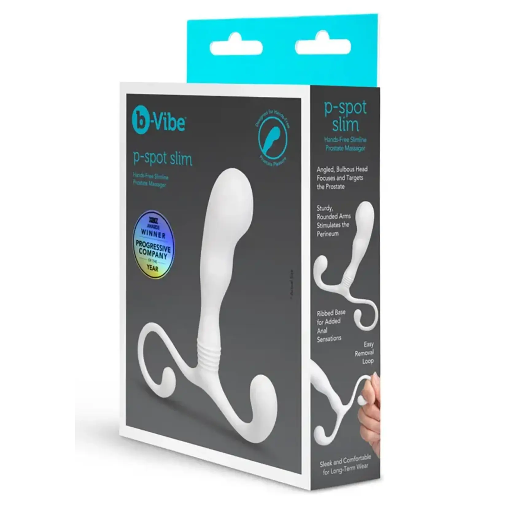 B-Vibe B-Vibe P-Spot Slim Prostate Massager - White