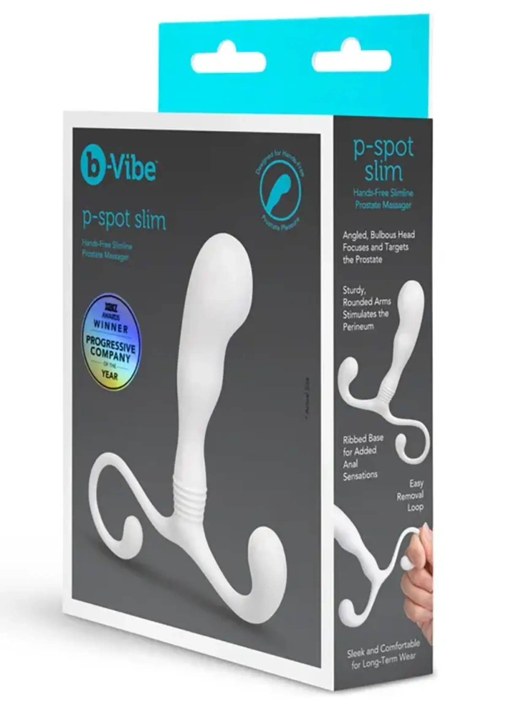 B-Vibe B-Vibe P-Spot Slim Prostate Massager - White