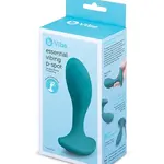 B-Vibe B-Vibe 4 Inch Rechargeable Silicone Prostate Vibrator - Green