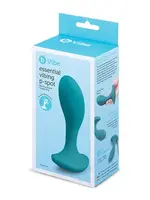 B-Vibe B-Vibe 4 Inch Rechargeable Silicone Prostate Vibrator - Green