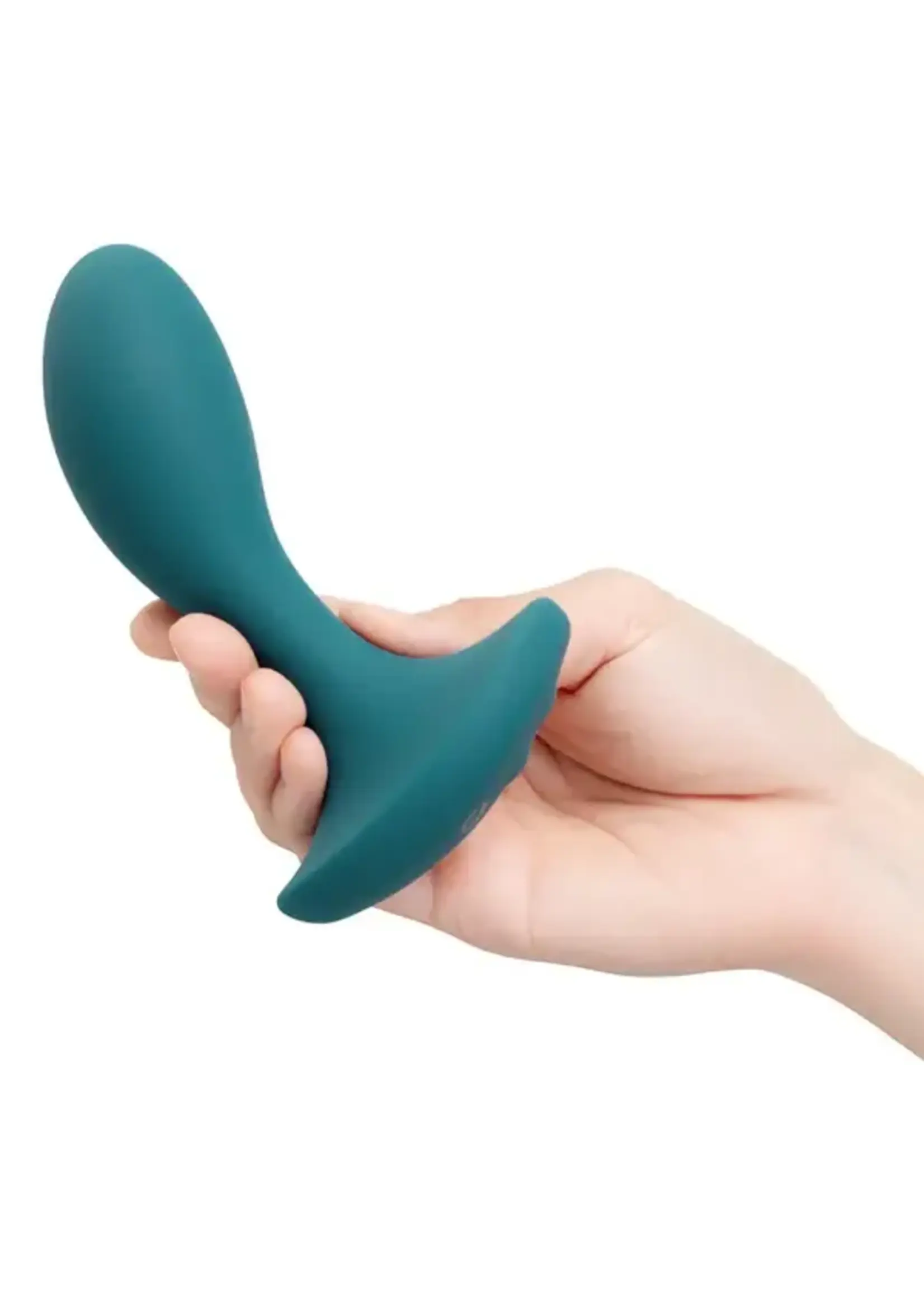 B-Vibe B-Vibe 4 Inch Rechargeable Silicone Prostate Vibrator - Green