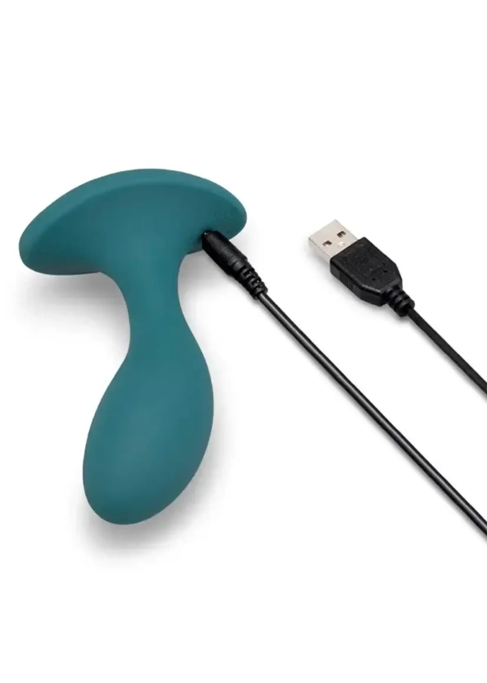 B-Vibe B-Vibe 4 Inch Rechargeable Silicone Prostate Vibrator - Green