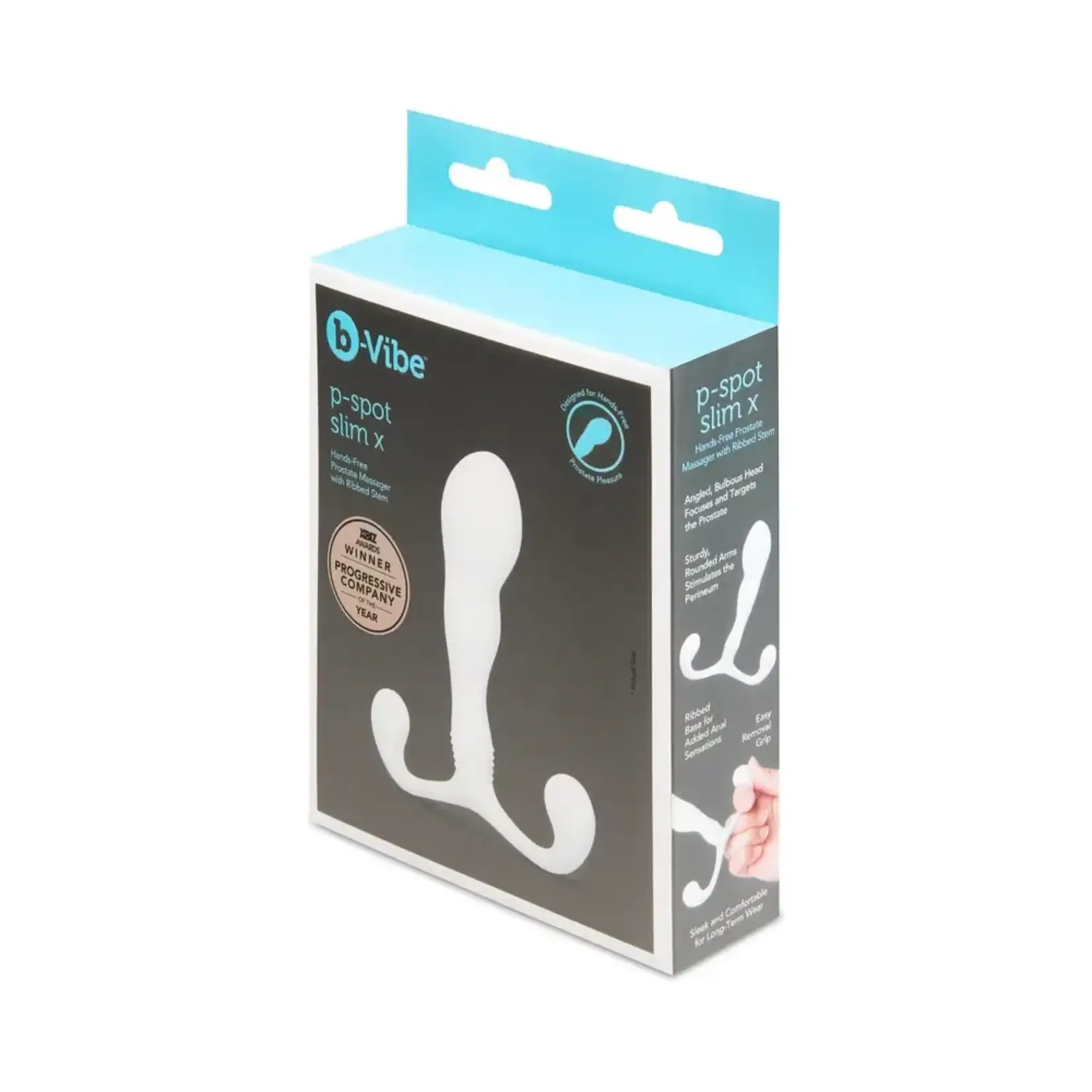 B-Vibe B-Vibe P-Spot Slim X - White