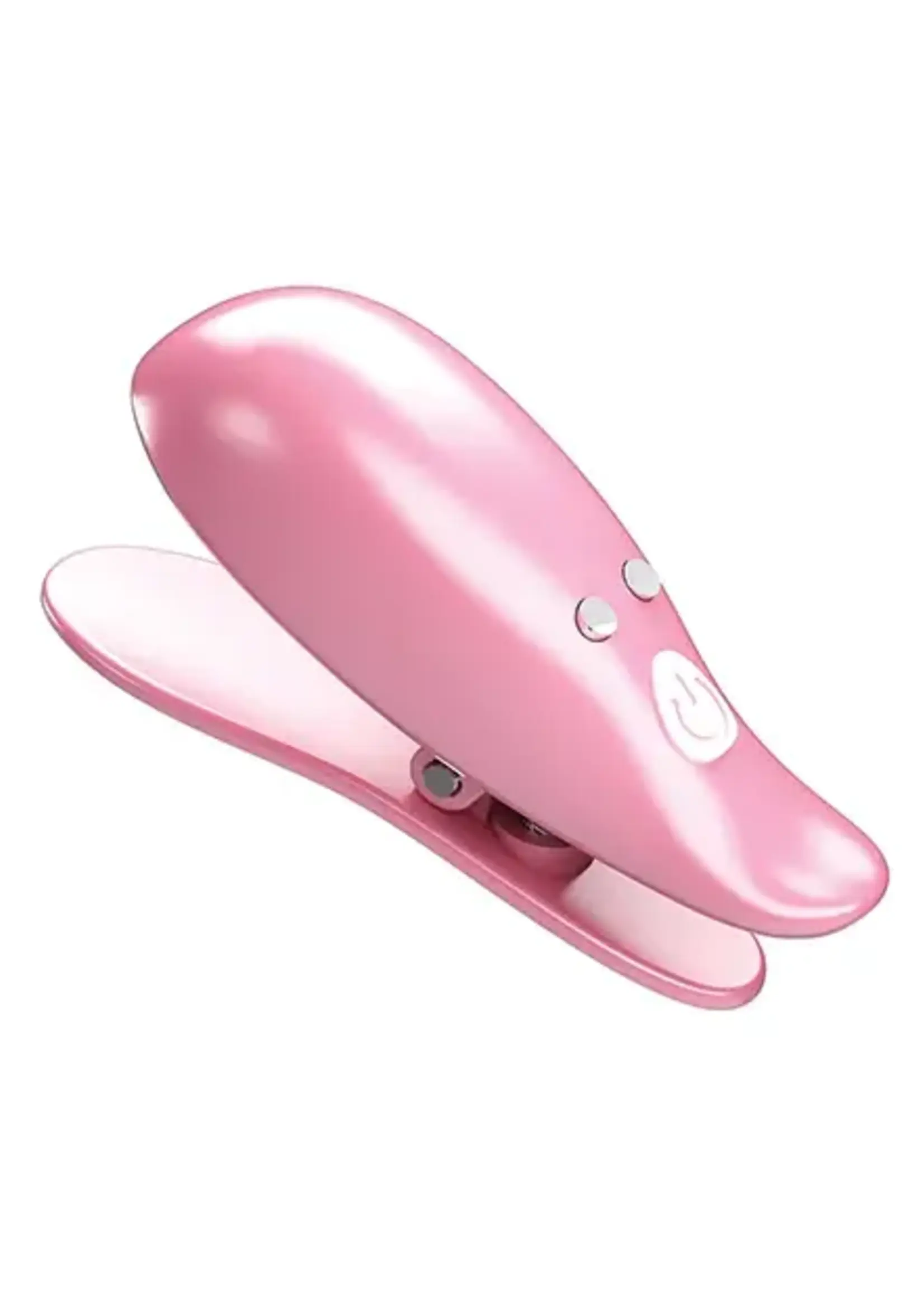 Pretty Love Pretty Love Leaf Wireless Vibrating Nipple Clamps Pink