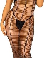 Leg Avenue Horizontal Net Maxi Dress - O/S