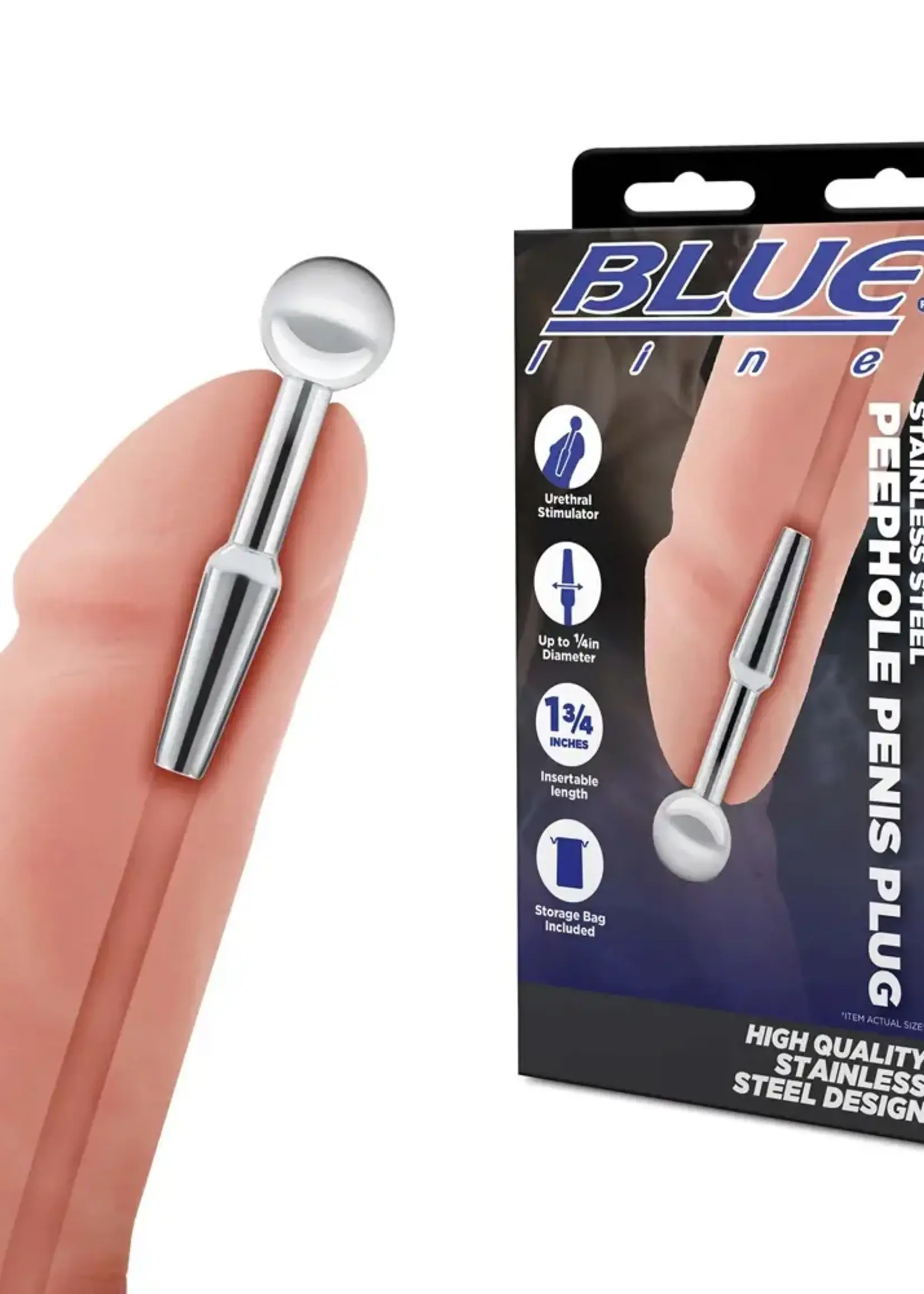 Rouge Garments Stainless Steel Peephole Penis Plug