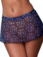 Fantasy Lingerie Hazy Dayz Skirt Butterfly S/M