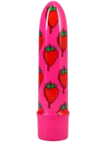Doc Johnson Goodhead - Buzz Buddies - 5 Inch Muti-Speed Vibe Strawberries