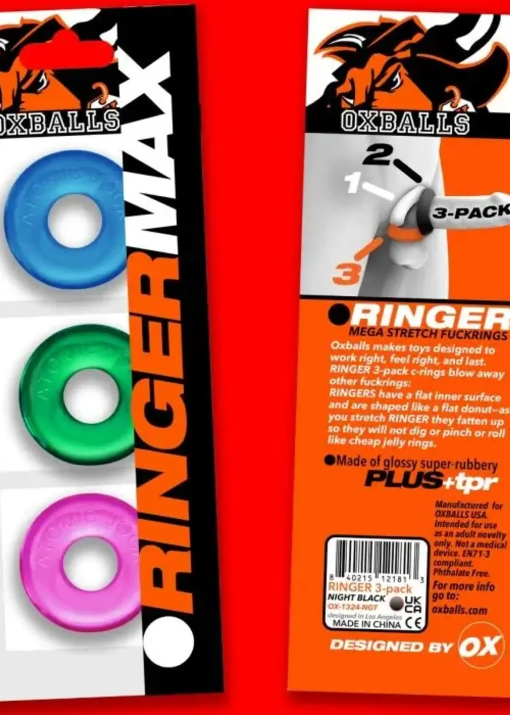 Oxballs Ringer Max 3-Pack