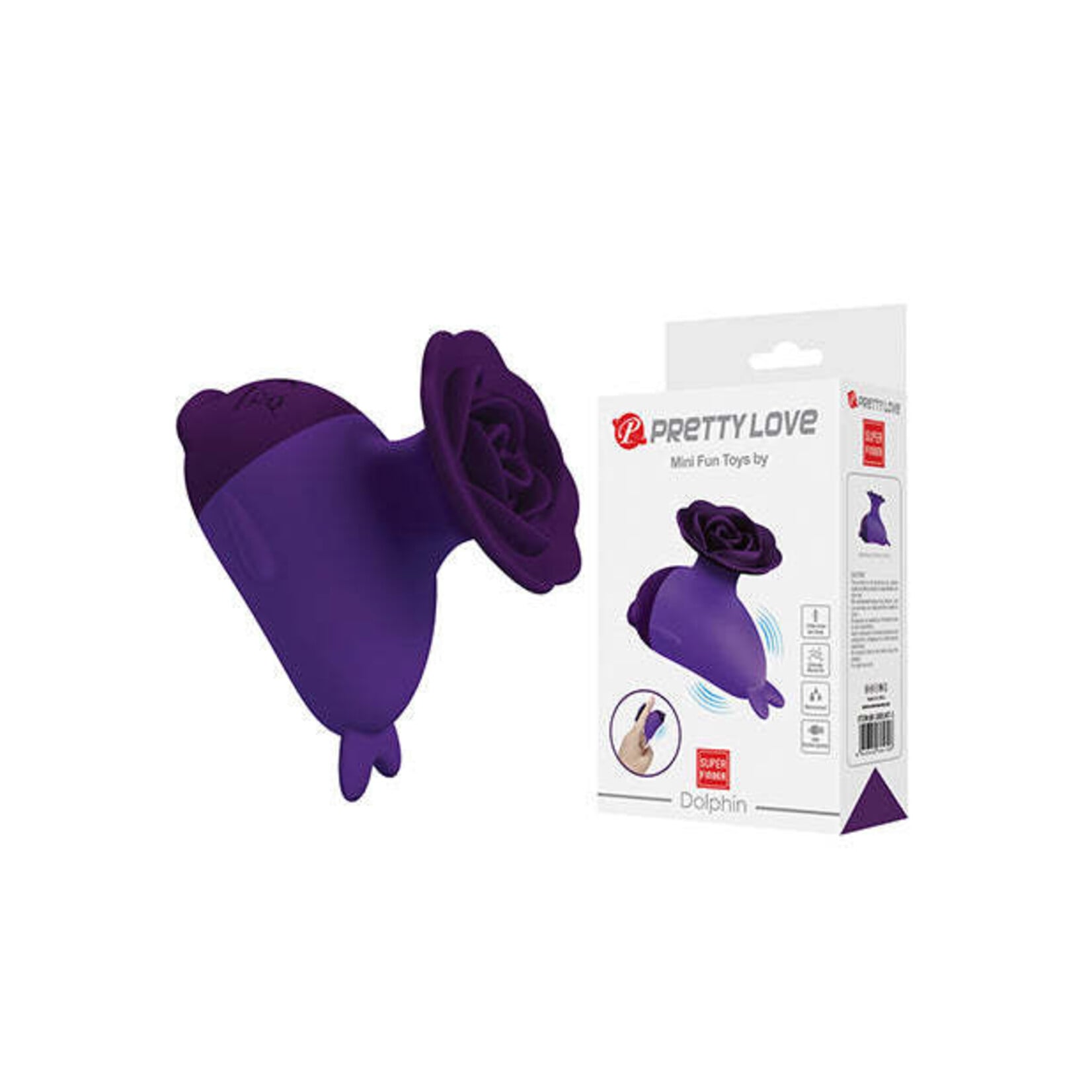 Pretty Love Pretty Love Dolphin Finger Vibe - Purple