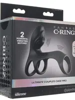 Pipedream Fantasy C-Ringz Ultimate Couples Cage Pro - Black