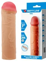 Pretty Love Nile Extended Penis Sleeve - Light