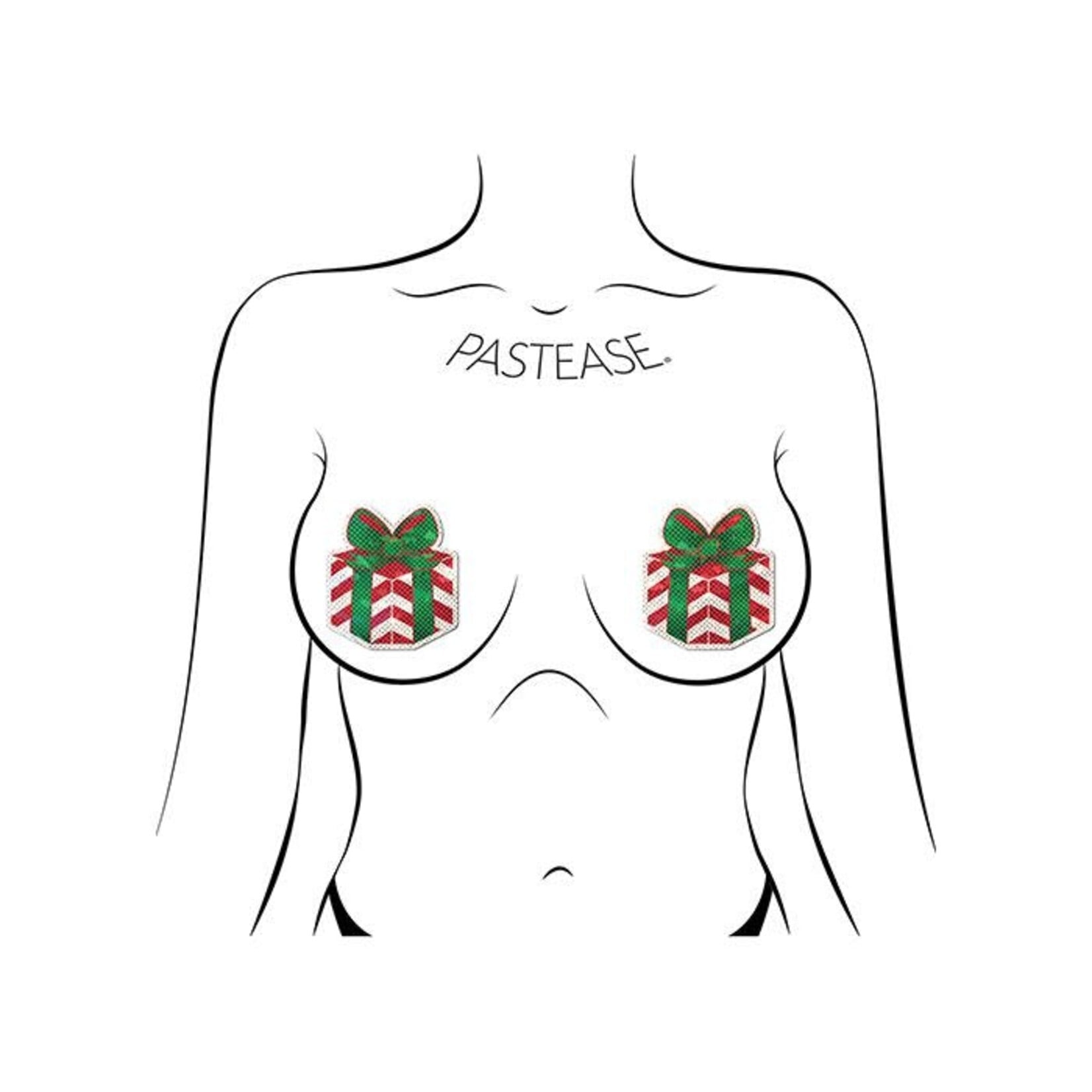 Pastease Pastease Holiday Gift - Red/White/Green O/S