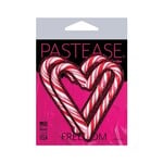 Pastease Pastease Holiday Candy Cane Heart - Red/White O/S