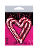 Pastease Pastease Holiday Candy Cane Heart - Red/White O/S