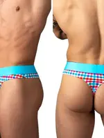 Male Power Soo Cumfy Gingham Thong