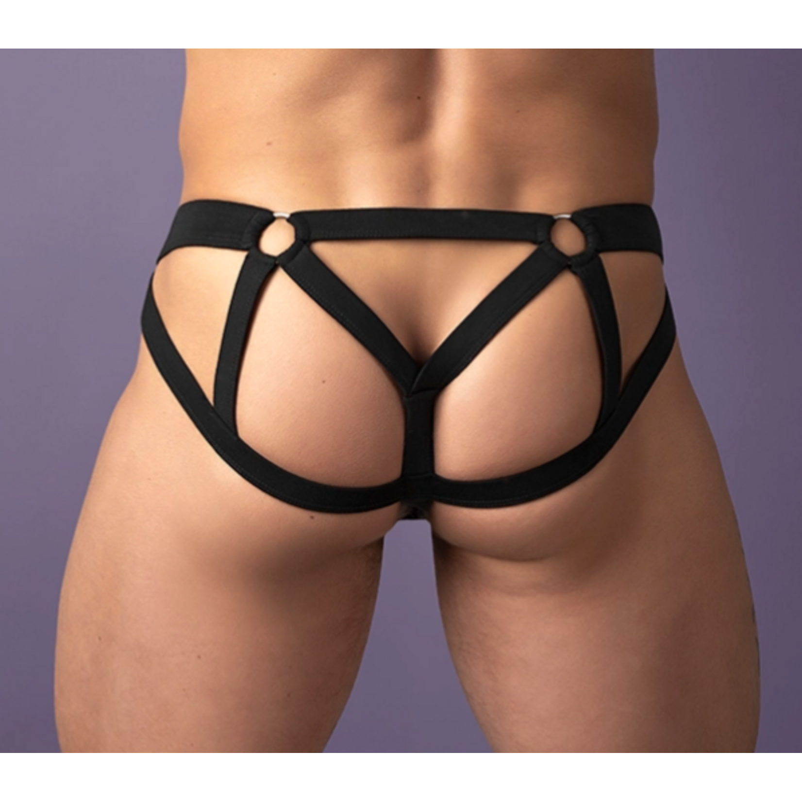Male Power Mesh 2.0 Ring Jock Black