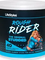 Lifestyle Condoms Lifestyles Rough Rider Studded 40ct Bowl