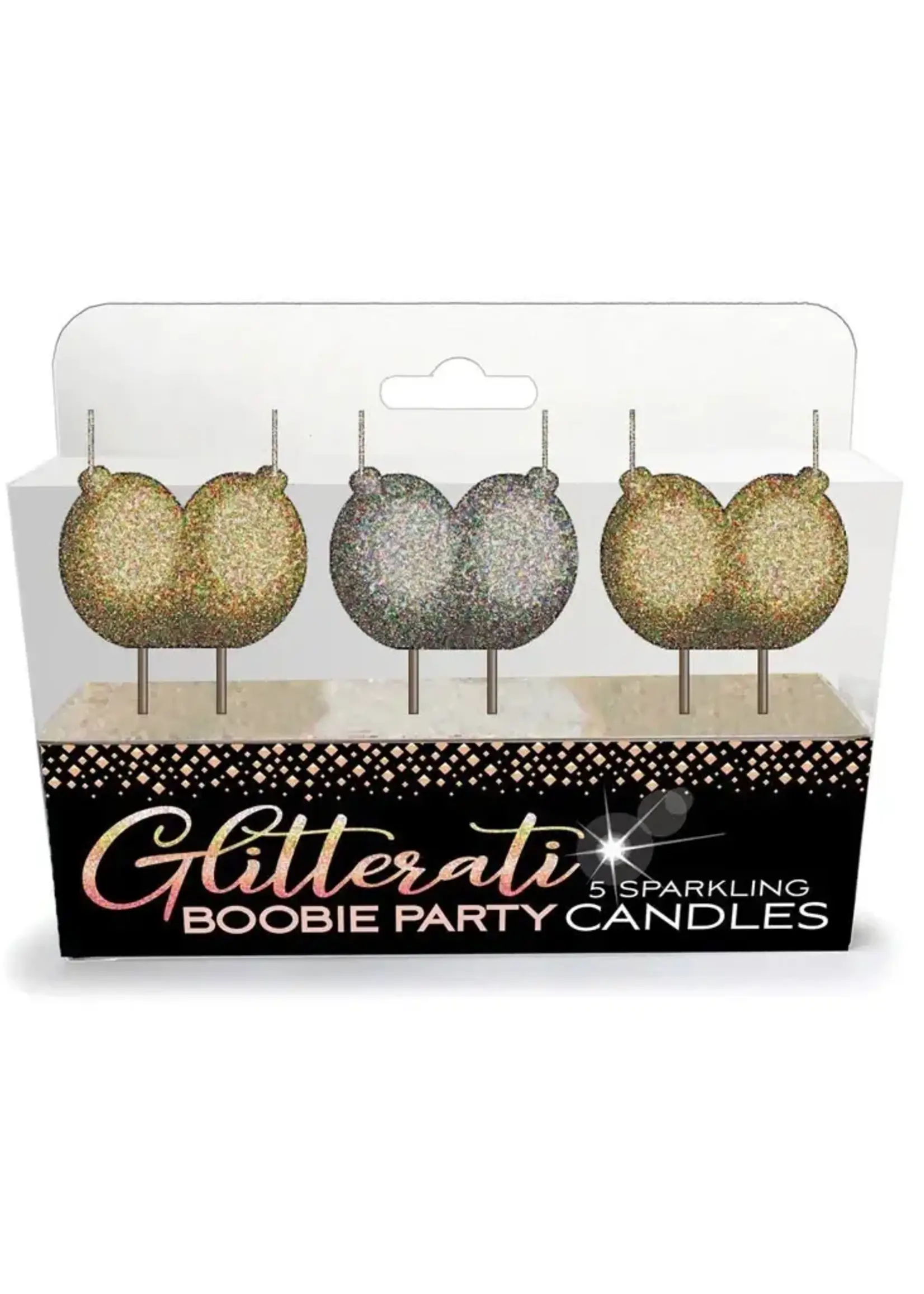 Little Genie Glitterati Boobie Candle Set