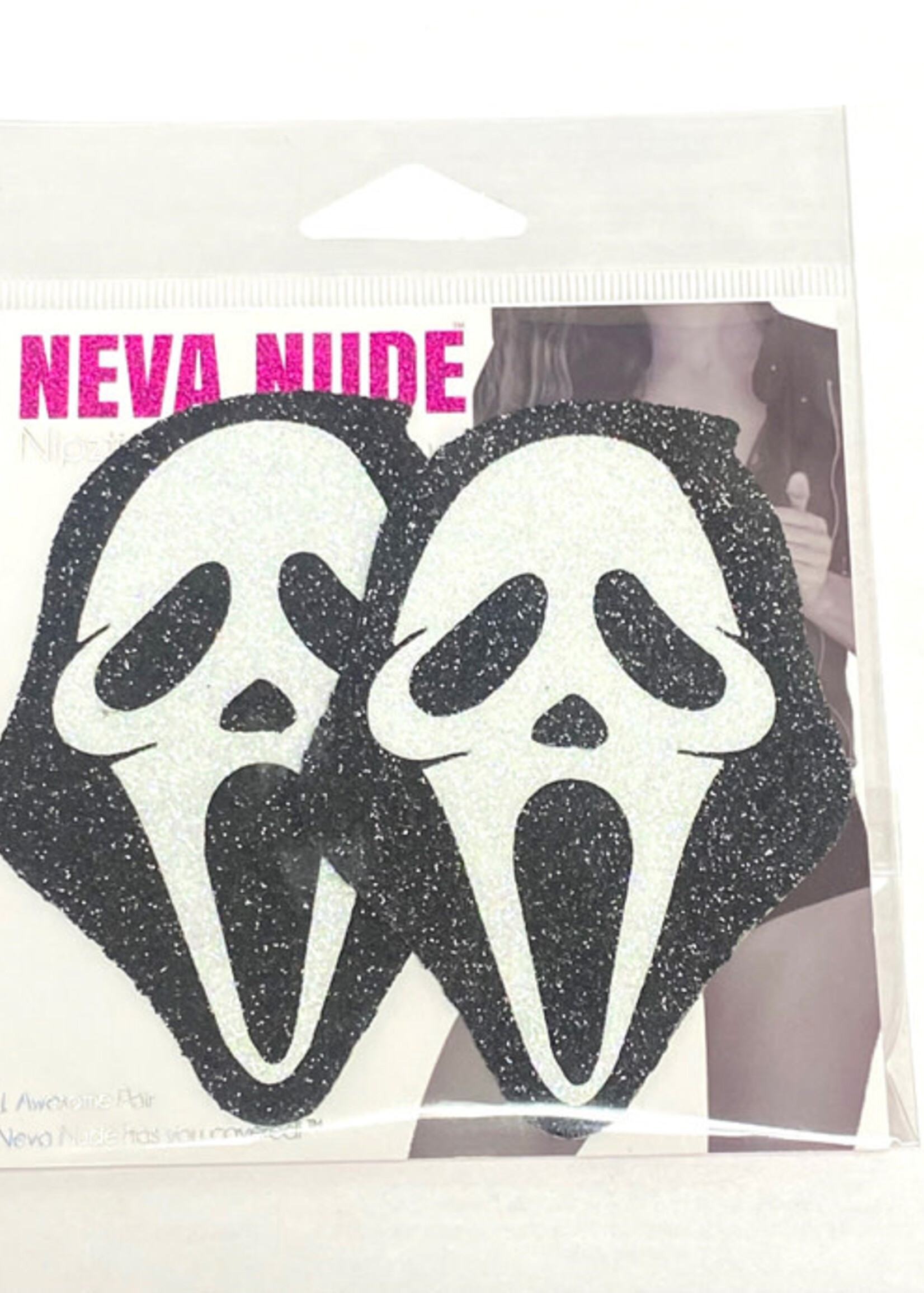 Neva Nude Scream Ghostface Halloween Pasties