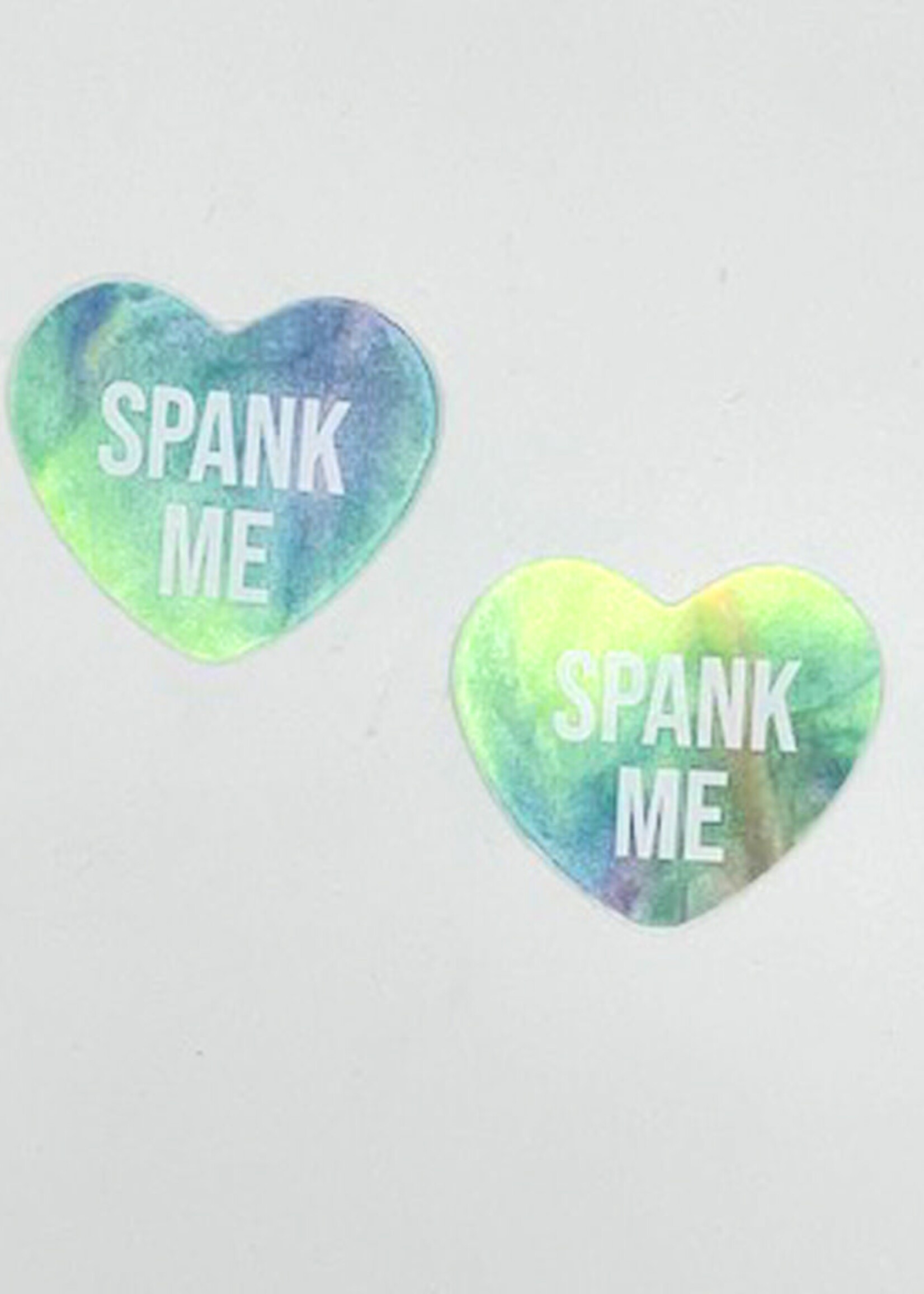 Neva Nude Spank Me Rainbow Sherbert Tie Die Candy Heart Pasties